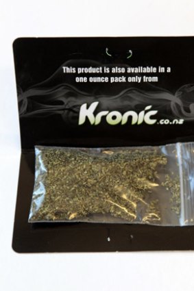 Synthetic cannabis Kronic.