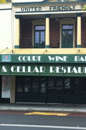 The Court Wine Bar on Beaufort Street.