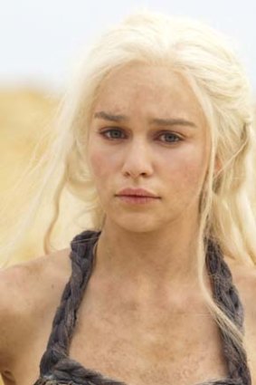 Enchanting ... Emilia Clarke as Daenerys Targaryen.