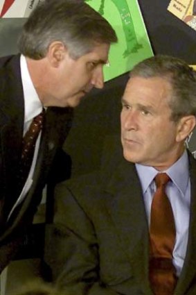 George W. Bush as he was told of the 2001 attacks.