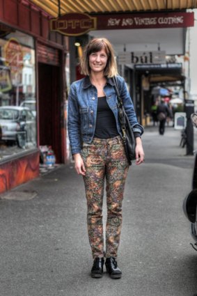 Dimity Fahey, 26: Tapestry demin. 'I like most things vintage.'