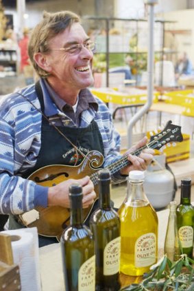 John Williams at the Barossa Farmers' Market.