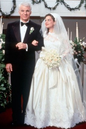 George Banks (played by Steve Martin) ran a sneaker company in the 1991 rom-com 'Father of the Bride'. His on screen daughter Annie Banks (played by Kimberly Williams) wore sneakers to her wedding.