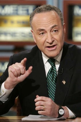 "Background checks do not interfere with the law-abiding citizen's right to bear arms": Chuck Schumer.