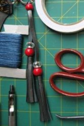 Learning leatherwork: Offers the chance to make a range of projects.