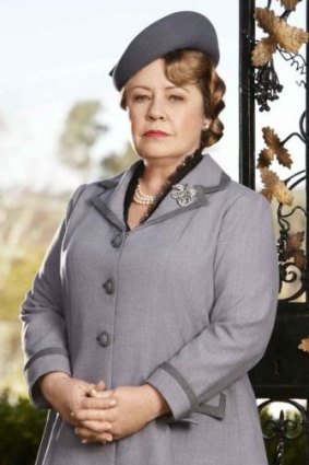 My way: Noni Hazlehurst perfects her steely gaze as the villainous Elizabeth Bligh in <em>A Place To Call Home</em>.