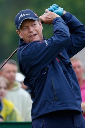 Rolling back the years: Tom Watson.