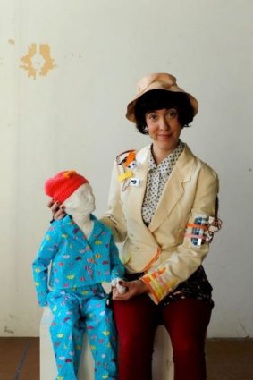 Holly Austin as Dot, aka Dr Audio, with Ruby in <i>Ruby's Wish</i>.