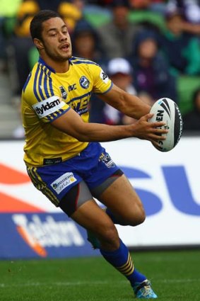 For the team &#8230; Jarryd Hayne's switch from fullback to the five-eighth role has helped Parramatta.
