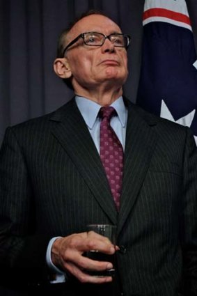 A dream come true ... Bob Carr takes on a new role as Foreign Affairs minister.