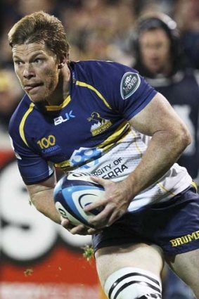 Clyde Rathbone in the Brumbies' emphatic victory.