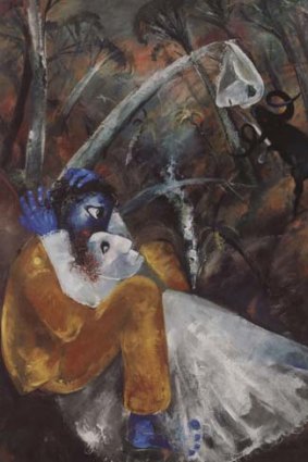 Brush with the bush &#8230; Lovers by a Creek by Arthur Boyd.