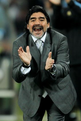 Denial: Diego Maradona.