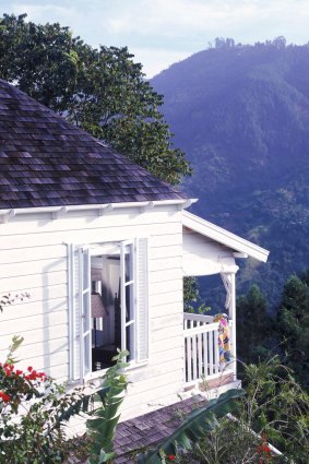 Strawberry Hill  cottages sit in the Blue Mountains, high above the Jamaican capital of Kingston.