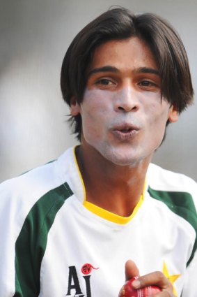 Fast bowler Mohammad Aamer.