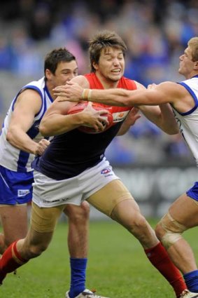 Can Stefan Martin break through in the ruck or up forward for the Dees?