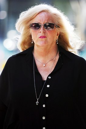 Judy Moran outside the County Court in 2008.