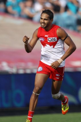 Lewis Jetta is bringing a little razzle dazzle to the Swans team.