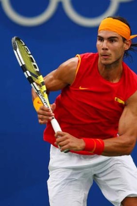Back on track: Rafael Nadal.