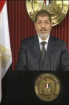 Dr Mursi .... told Egyptians on live TV violence would not be tolerated.