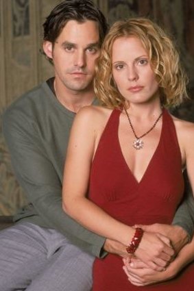 Nicholas Brendon and Emma Caulfield as Xander and Anya in <i>Buffy the Vampire Slayer</i>.