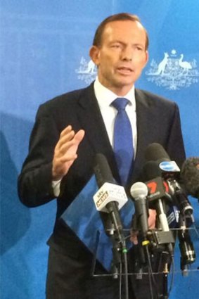 Prime Minister Tony Abbott announces WA state's involvment in 'National Disability Insurance Scheme'.