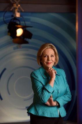 Ita Buttrose on the set of Studio 10. Next year marks 60 years since she entered the media industry.