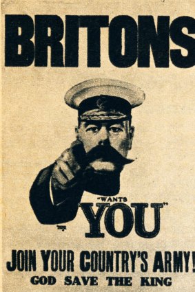 Britain's secretary of state for war, Lord Kitchener. A popular yet deeply flawed leader.