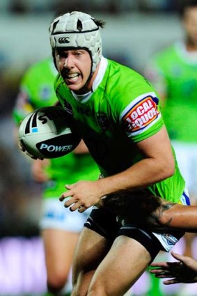 On the attack ... Raiders halfback Sam Williams wants to bring back his running game.