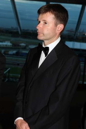 Victoria Racing Club chairman Michael Burn.