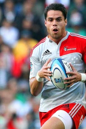 Sean Maitland of the Crusaders has been one of the competition's leading tryscorers.