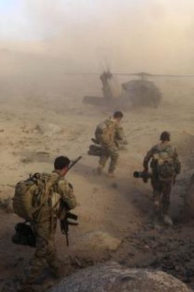Harsh lessons: Australian Special Operations Task Group soldiers in Afghanistan.