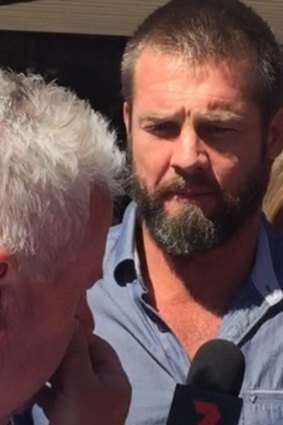 Ben Cousins outside court in December last year.