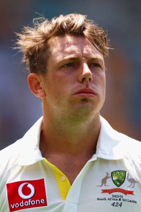 Standing down: Australian fast bowler James Pattinson will now miss the third Test against India.