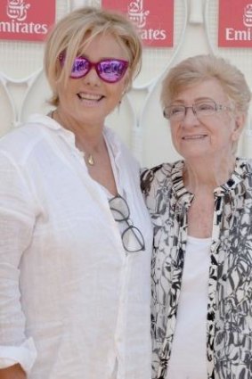 Deborra-Lee Furness and Fay Duncan at Emirates at the Australian Open.