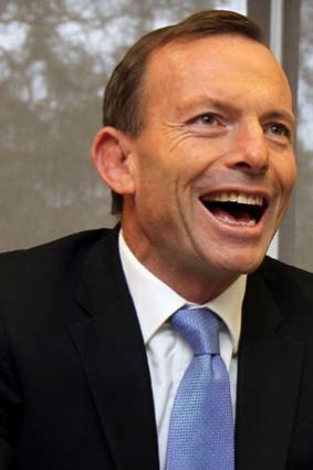 Aversion to cushy travel: Tony Abbott.