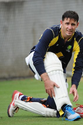 Australia opted to give Mike Hussey, who plays in all three forms of the sport, an extra few days off.