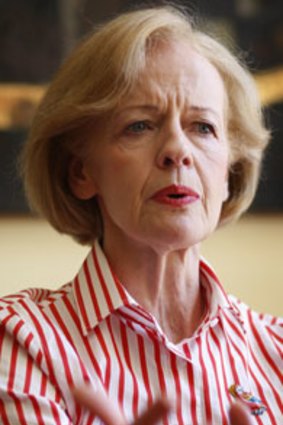 Quentin Bryce ... seeking advice on her role.