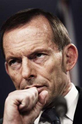 Face off: PM Tony Abbott and the Coalition have made a somewhat shaky start in their first 100 days in government.