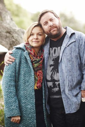 Justine Clarke and Shane Jacobson in <i>The Time of Our Lives</i>.