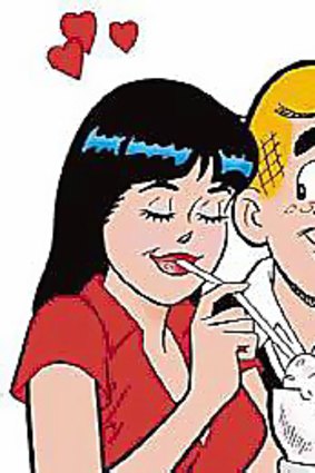 Archie with Veronica and Betty.