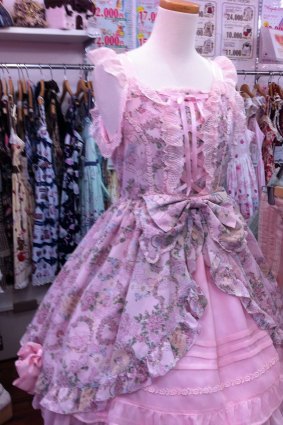 原宿的衣服店。