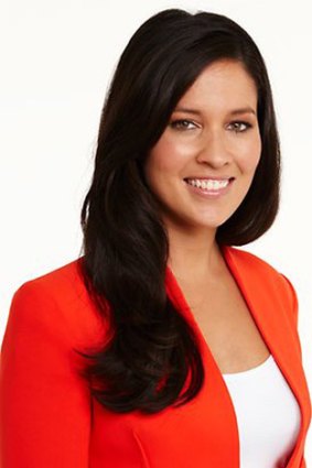The one woman ... Mel McLaughlin is part of Channel Ten's cricket commentary team this summer.