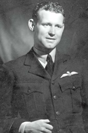 Australian Air Force pilot Henry Lacy Smith, whose plane was shot down in France in 1944.