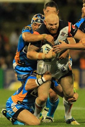 Hopeful ... the Wests Tigers hope to have Keith Galloway back this weekend.