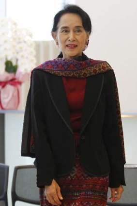 Aung San Suu Kyi: Myanmar's opposition leader.
