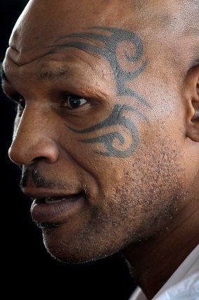 Just visiting &#8230; controversial former world heavyweight boxing champion Mike Tyson in Sydney on Saturday.