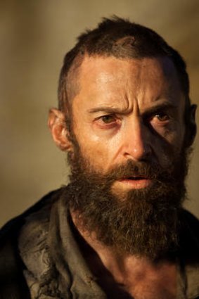 Hugh Jackman as Jean Valjean.