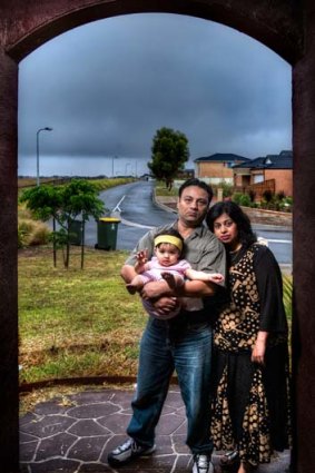 Cornell and Deepa Coello, of Derrimut, fear the persistent odour could have health implications for their toddler Teanna.