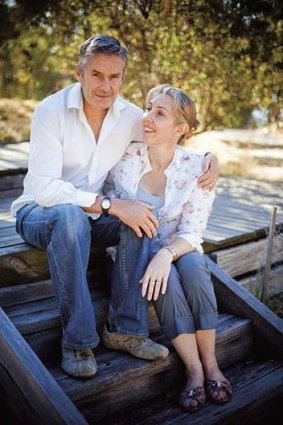 Still together … Garry Lovell with his wife Mandy – “We love each other a lot.”
